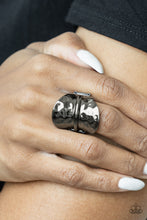 Load image into Gallery viewer, High Stakes Gleam - Black Gunmetal Ring