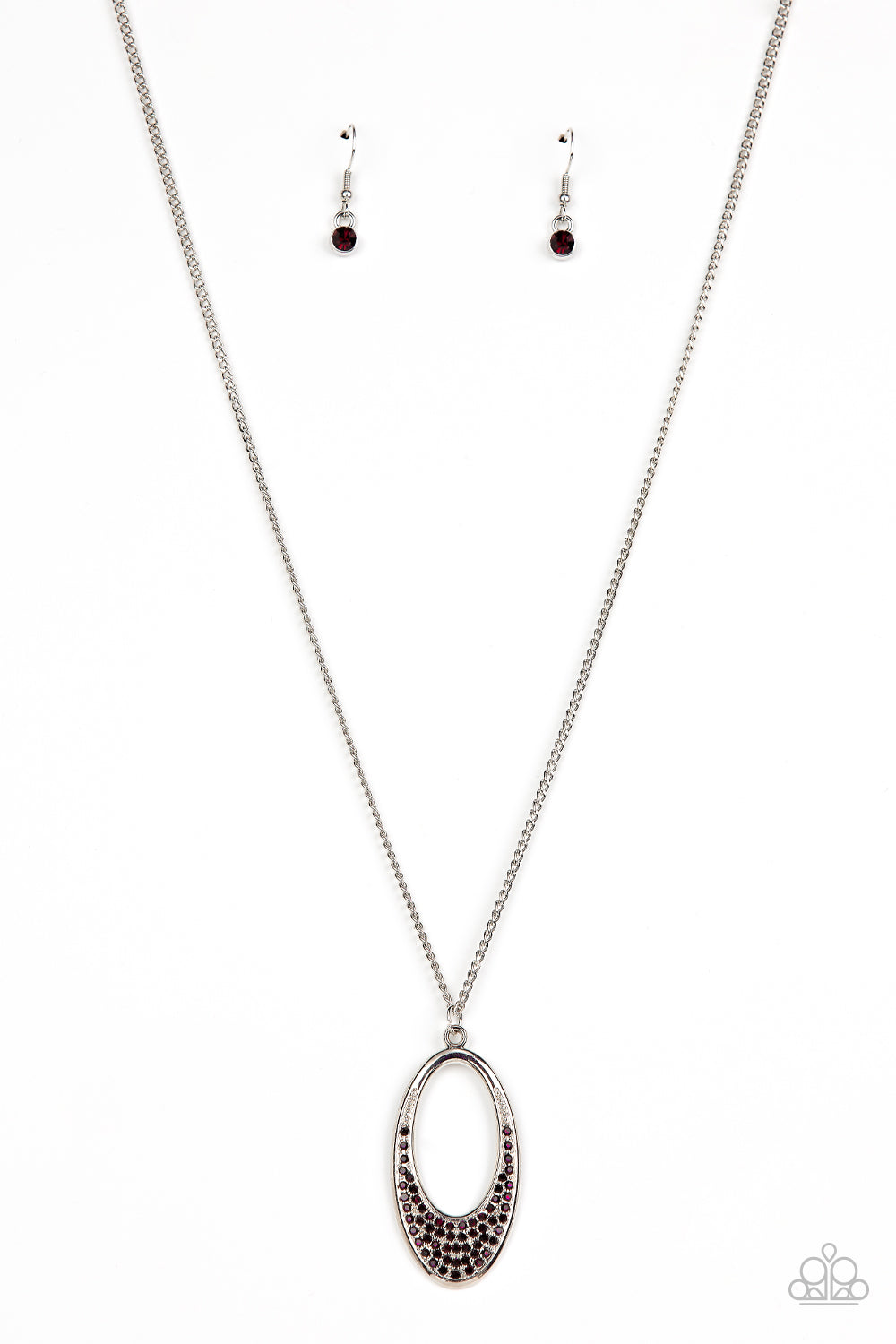 Dip Into Dazzle - Purple Necklace