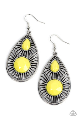 Prima Donna Diva - Yellow Earrings
