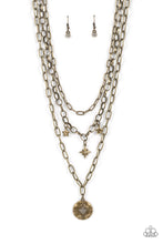 Load image into Gallery viewer, Under the Northern Lights - Brass Necklace