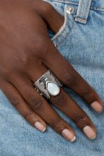 Load image into Gallery viewer, Optimistically Oracle - White Ring