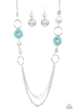 Load image into Gallery viewer, Grounded Glamour - Blue Necklace