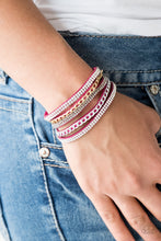 Load image into Gallery viewer, Fashion Fiend - Pink Snap Bracelet