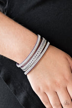 Load image into Gallery viewer, Rollin In Rhinestones - Purple Bracelet