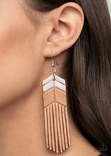Load image into Gallery viewer, Desert Trails - White Earrings