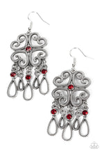 Load image into Gallery viewer, Majestic Makeover - Red Earrings