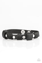Load image into Gallery viewer, Road Burner - Black Snap Bracelet
