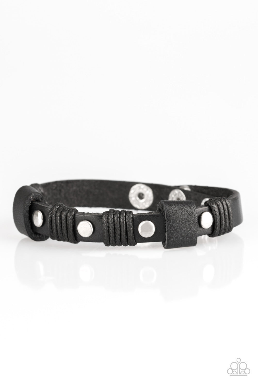 Road Burner - Black Snap Bracelet