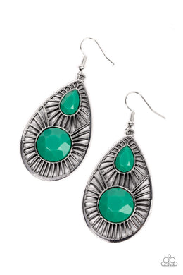 Prima Donna Diva - Green Earrings
