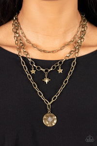 Under the Northern Lights - Brass Necklace