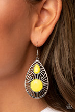 Load image into Gallery viewer, Prima Donna Diva - Yellow Earrings