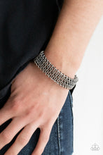 Load image into Gallery viewer, Gridlock - Silver Bracelet