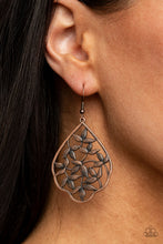Load image into Gallery viewer, Taj Mahal Gardens - Copper Earrings