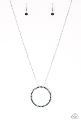 Center Of Attention - Blue Necklace