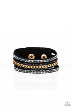 Load image into Gallery viewer, Rollin In Rhinestones - Black Bracelet