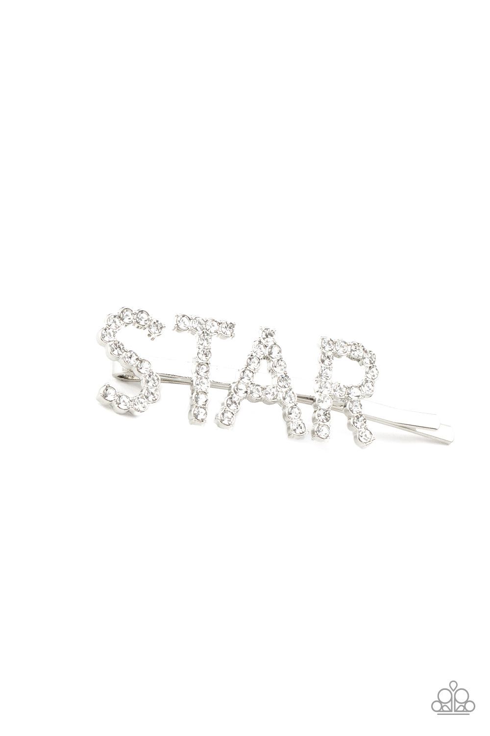 Star In Your Own Show - White Bobby Pin