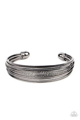 This Girl is on WIRE - Black Gunmetal Bracelet
