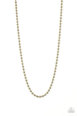 Mardi Gras Madness - Brass Necklace