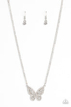 Load image into Gallery viewer, Baroque Butterfly - White Necklace