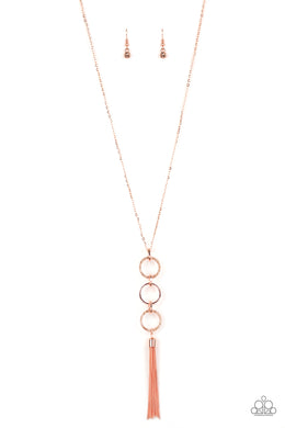 Diva In Diamonds - Copper Necklace