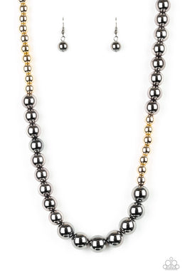 Power To The People - Black (Gunmetal) Necklace