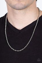 Load image into Gallery viewer, Industrial Interval - Silver Necklace
