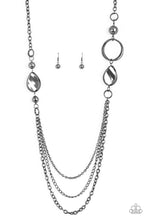 Load image into Gallery viewer, Rebels Have More Fun - Black Gunmetal Necklace