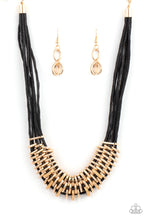 Load image into Gallery viewer, Lock, Stock, and SPARKLE - Gold Necklace