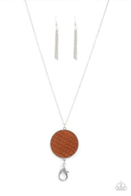 Load image into Gallery viewer, Wondrously Woven - Brown Lanyard