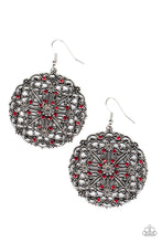 Load image into Gallery viewer, Oh MANDALA! - Red Earrings
