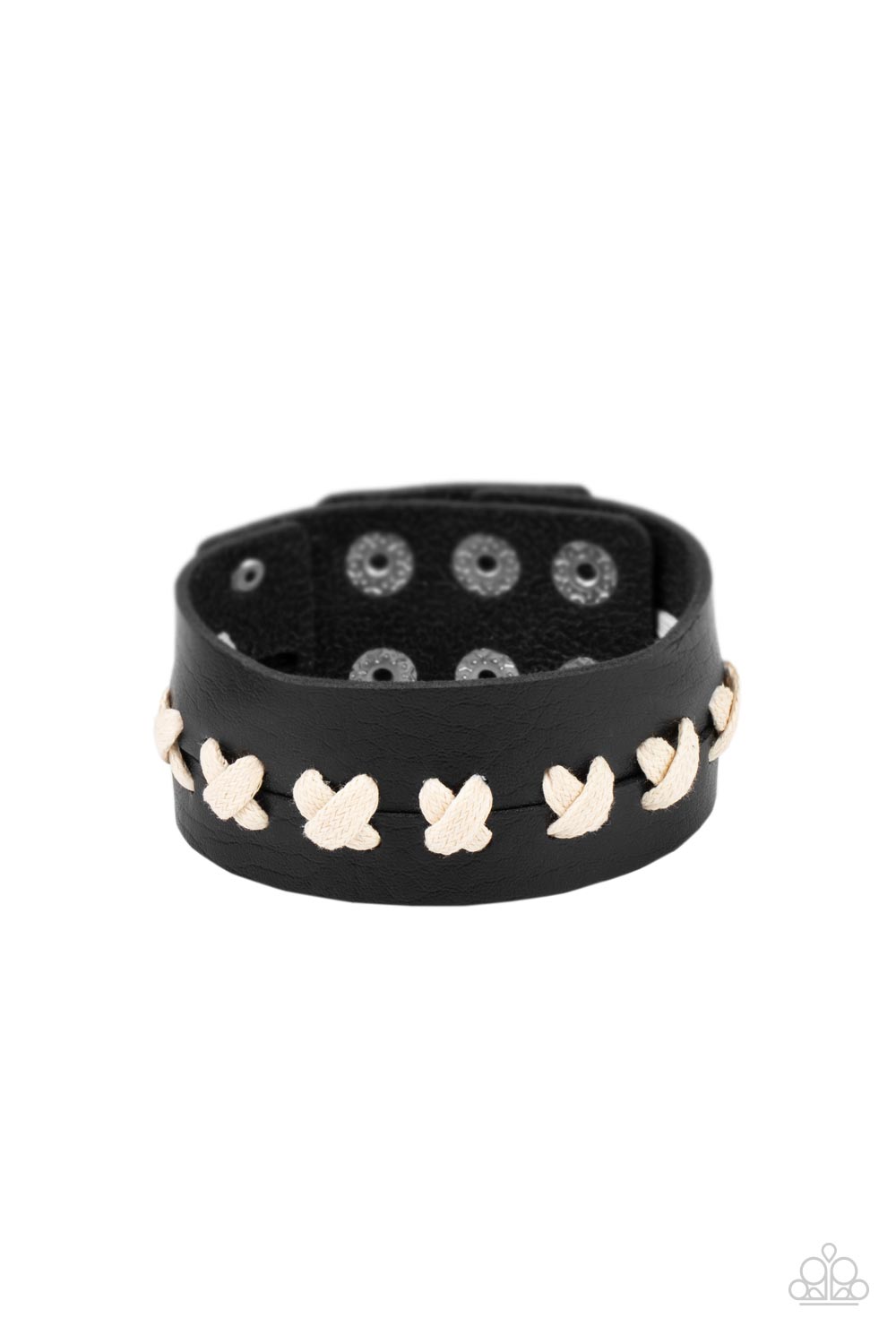 Metro Mustang - Black Snap Bracelet