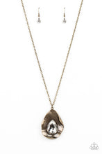 Load image into Gallery viewer, Surrealist Sparkle - Brass Necklace