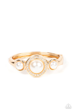 Debutante Daydream - Gold Hinged Bracelet
