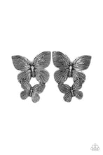 Load image into Gallery viewer, Blushing Butterflies - Silver Post Earrings