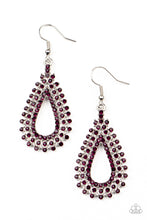 Load image into Gallery viewer, The Works - Purple Earrings