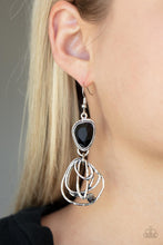 Load image into Gallery viewer, Galactic Drama - Black Earrings