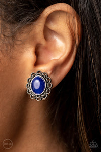 Garden Gazebo - Blue Earrings