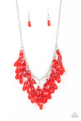 Crystal Cabaret - Red Necklace