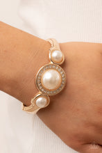 Load image into Gallery viewer, Debutante Daydream - Gold Hinged Bracelet