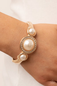 Debutante Daydream - Gold Hinged Bracelet