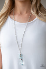 Load image into Gallery viewer, Crystal Cascade - Blue Necklace