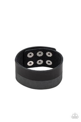 MOUNTAIN MAN to MOUNTAIN MAN - Black Snap Bracelet