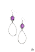 Load image into Gallery viewer, Adventurous Allure - Purple Earrings