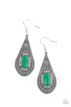 Load image into Gallery viewer, Deco Dreaming - Green Earrings
