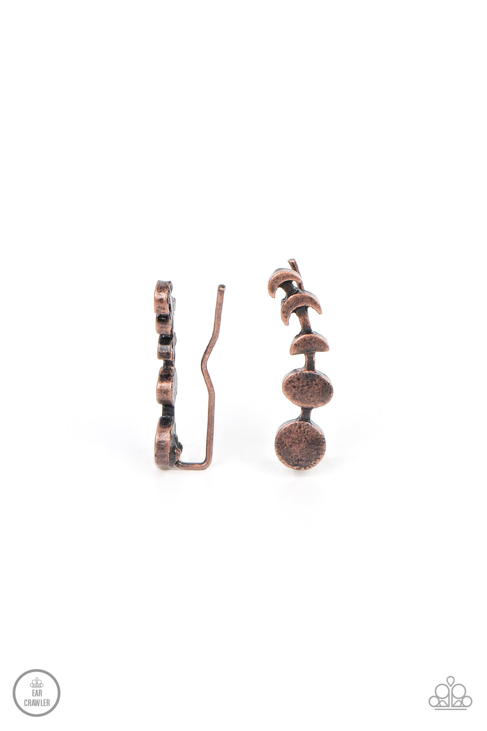 Its Just a Phase - Copper Earrings
