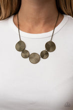 Load image into Gallery viewer, Self DISC-overy - Brass Necklace