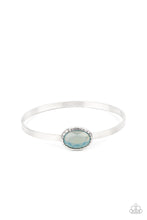 Load image into Gallery viewer, Misty Meadow - Blue Bangle Bracelet