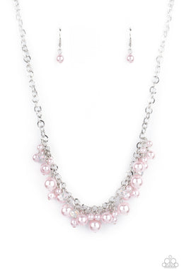 Positively PEARL-escent - Pink Necklace