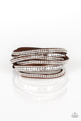 Rock Star Attitude - Brown Bracelet