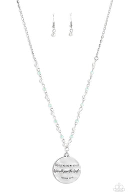 Serving the Lord - Blue Necklace